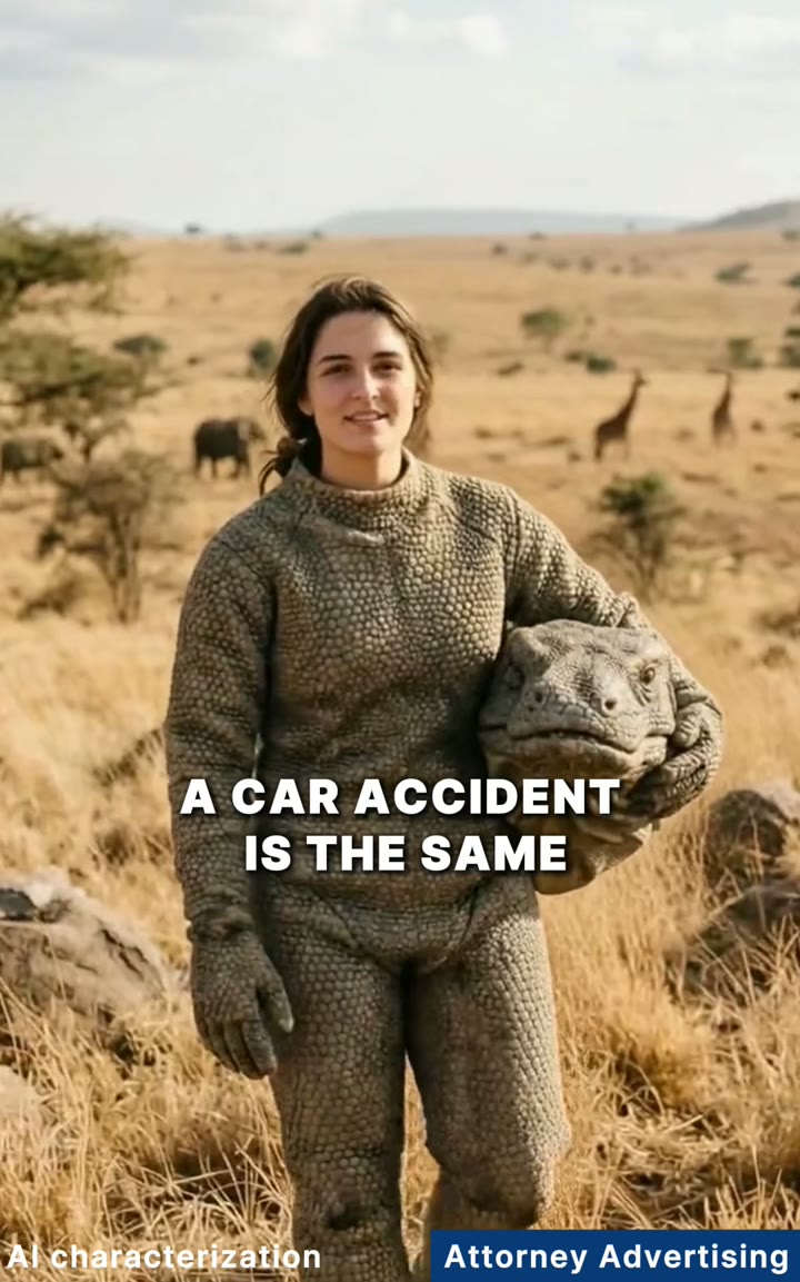 Compliant motor vehicle accident ad, pattern-interrupt format
